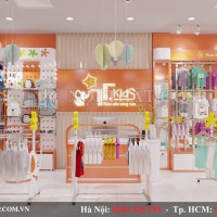 Thiết kế shop thời trang cho bé TT Kids